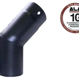 Gomiti aperti 45° Ala Smalto Top per stufe. Prezzo per Pezzo.