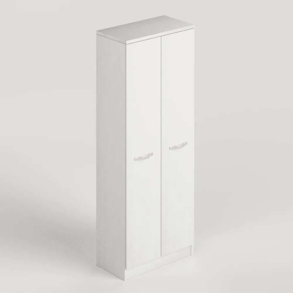 Estintore Polvere Armadio multiuso "Gin" contemporaneo 2 ante con ripiani cm 71x38 182h