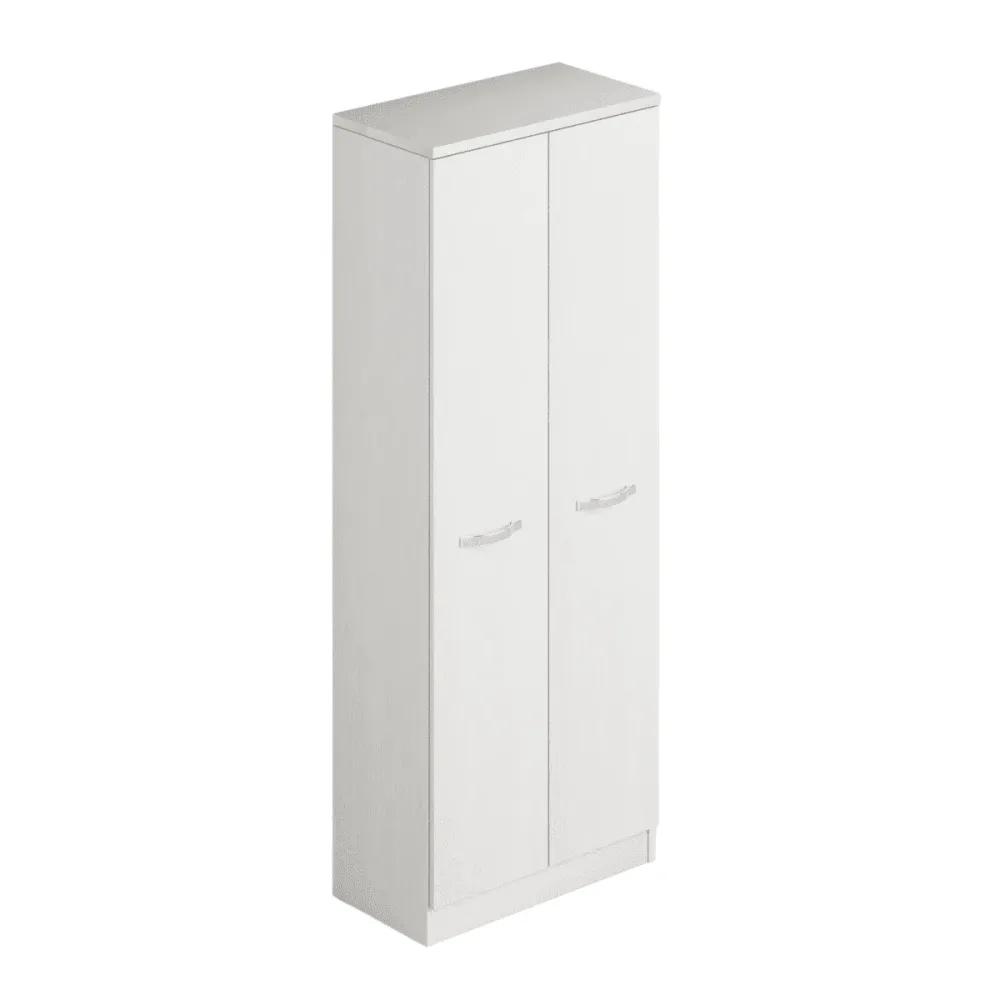 Estintore Polvere Armadio multiuso "Gin" contemporaneo 2 ante con ripiani cm 71x38 182h