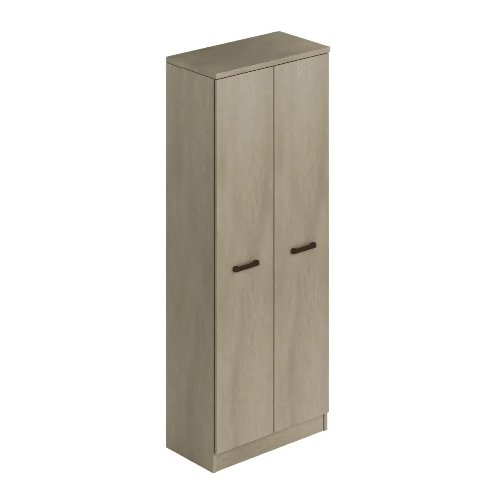 Estintore Polvere Armadio multiuso "Gin" contemporaneo 2 ante con ripiani cm 71x38 182h
