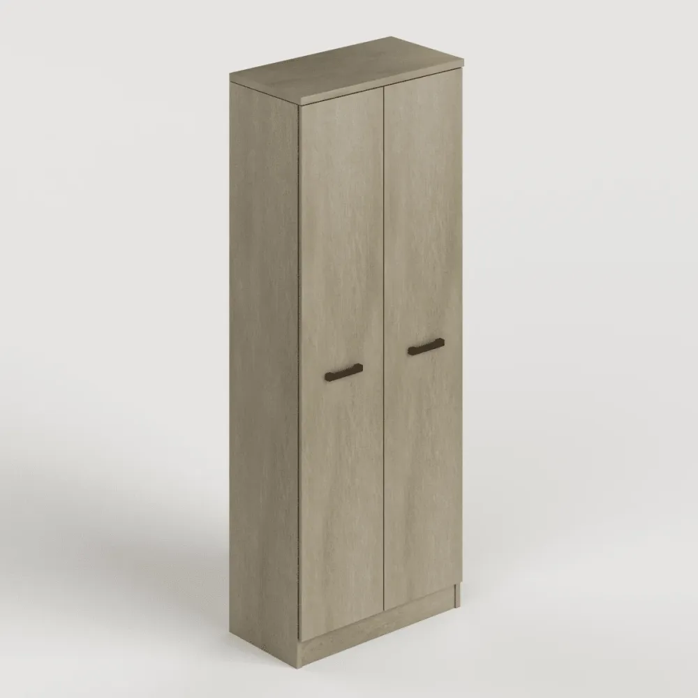 Estintore Polvere Armadio multiuso "Gin" contemporaneo 2 ante con ripiani cm 71x38 182h