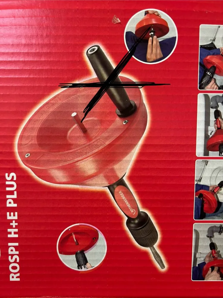 Rothenberger ROSPI 8 H+E Plus scovolo manuale spirale lunghezza 7,5 m ( 72095 )