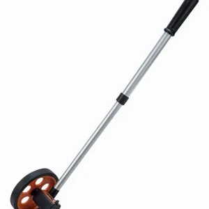 Ruota di misurazione Bahco Ø 150 mm gommata max. Lunghezza di misurazione 9.9999 m MW-150 con Nastro Fibra di Vetro