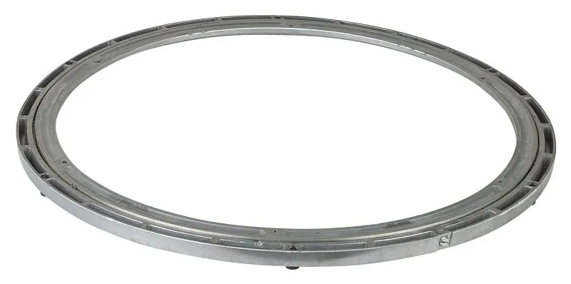 Ralla rulli BS portata 350 kg spessore 15 mm Ø esterno 450 mm alluminio (senza denti) D84.450