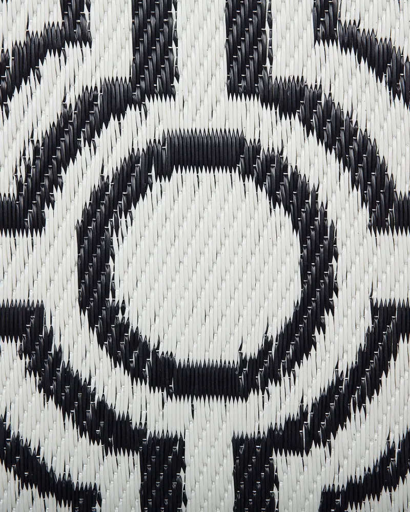 Reversible Area Rug 90 x 180 cm Black BIDAR