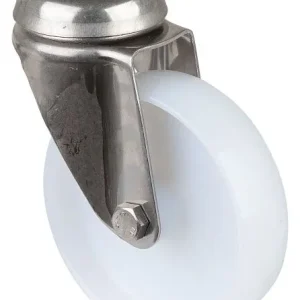 Rulli BS rullo per apparecchi acciaio inossidabile larghezza ruota 27 mm Ø ruota 100 mm portata 90 kg cuscinetto strisciam...