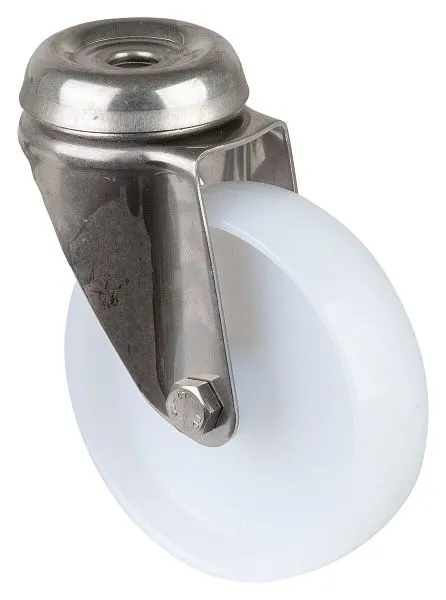 Rulli BS rullo per apparecchi acciaio inossidabile larghezza ruota 27 mm Ø ruota 100 mm portata 90 kg cuscinetto strisciam...