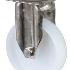 Rulli BS rullo per apparecchi acciaio inossidabile larghezza ruota 27 mm Ø ruota 100 mm portata 90 kg cuscinetto strisciam...