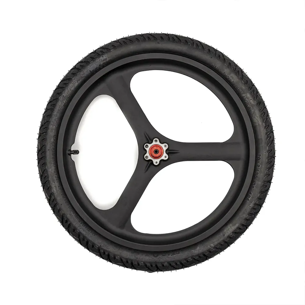 RUOTA ANTERIORE COMPLETA DA 20" per Monopattino Elettrico Argento Active Bike
