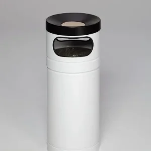 Dispositivo di Decontaminazione VAR raccoglitore di rifiuti / posacenere H 90 bianco 1118