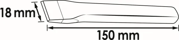 Utensile Multifunzione Scalpello piatto VIGOR 18 mm confezione da 10 V1221