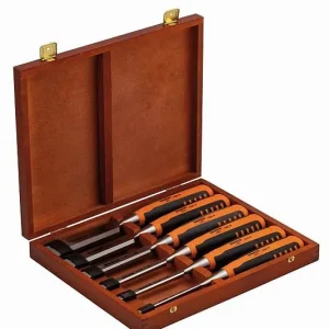 Modellatore cera Set di scalpelli per legno Bahco 61012182532 mm scatola di legno 424P-S6-EUR