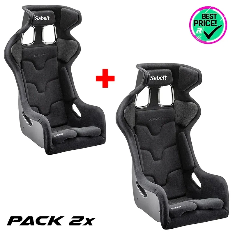 Pack 2 pz. x Sabelt - Sedile X-Pad (FIA 8855-1999)