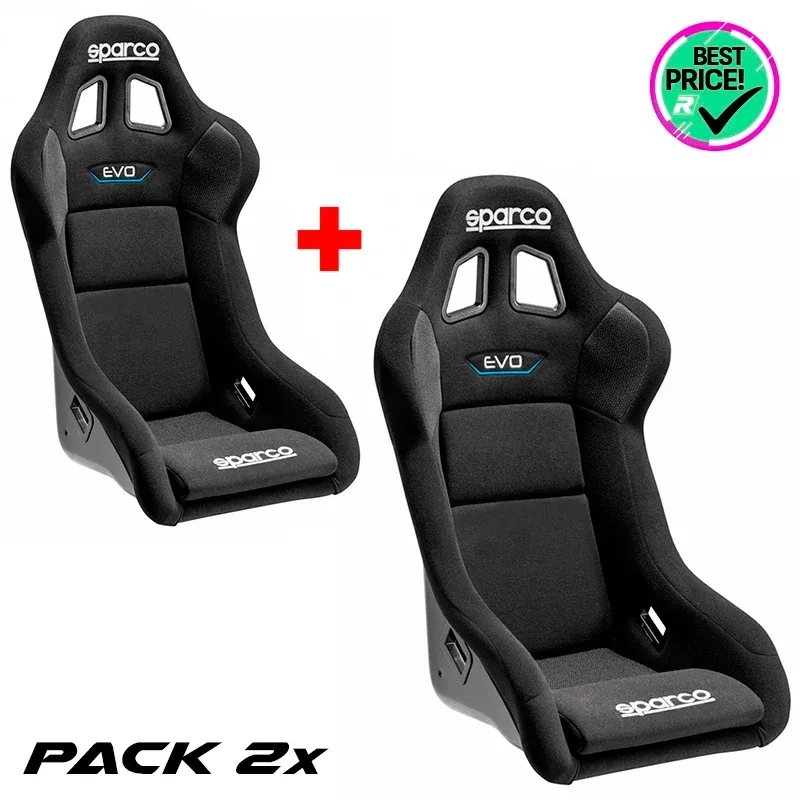 Pack 2 pz. x Sparco - Sedile Evo QRT (FIA 8855-1999)