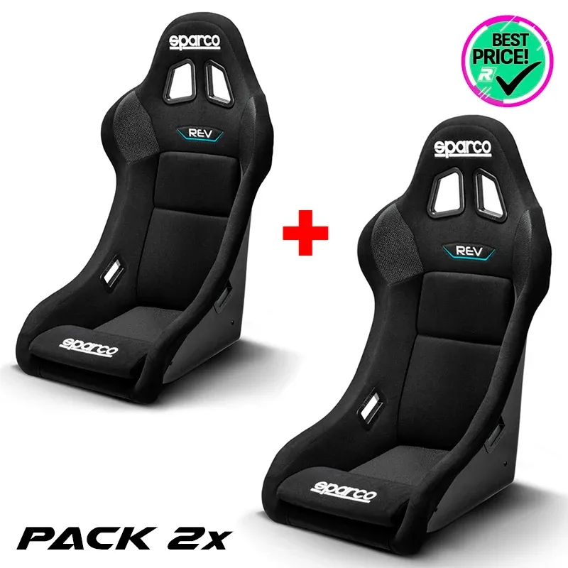 Pack 2 pz. x Sparco - Sedile REV QRT (FIA 8855-1999)