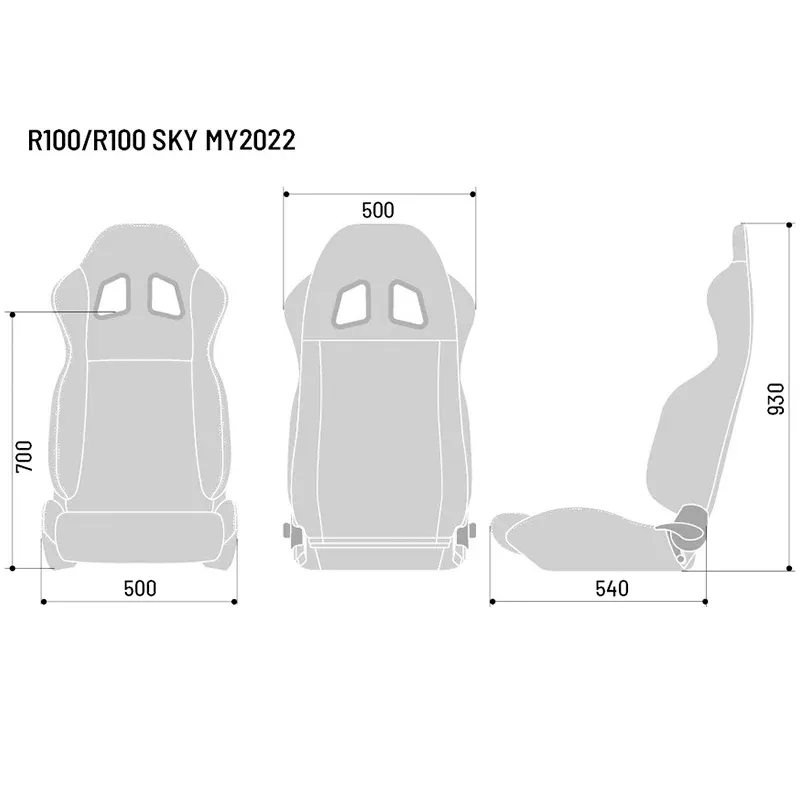 Sparco - Sedile R100 MY2022 (black/red)