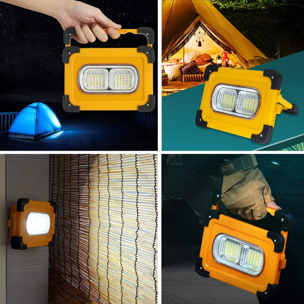 FARO EMERGENZA E LAVORO 80W PORTATILE SOLARE
