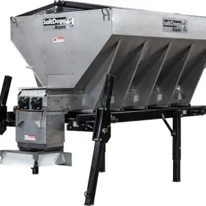 Buyers 14512F577121 Saltdogg 9.0 Cubic Yard 12 Ft Hydraulic Duale Auger Spreader Resistente alle Intemperie