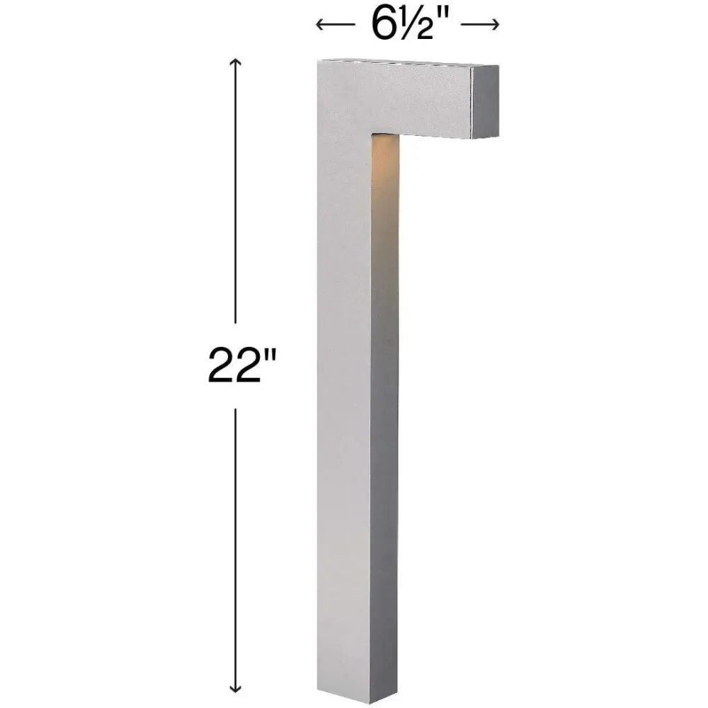 Hinkley - 1518TT-LL - Atlantis Path Light, Leggero titanio con Luci LED Integrate
