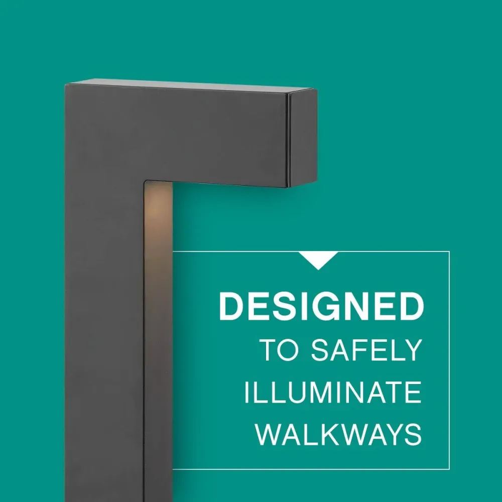 Hinkley - 1518TT-LL - Atlantis Path Light, Leggero titanio con Luci LED Integrate