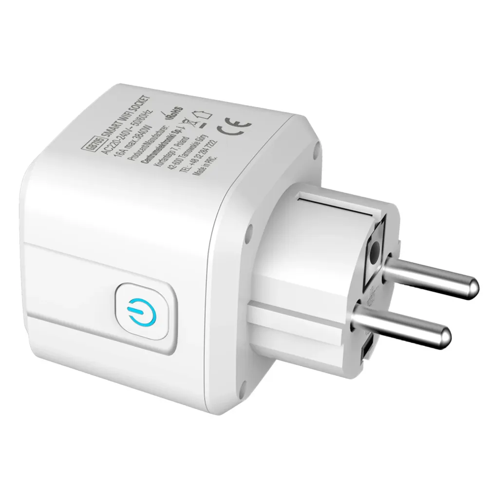 Allarme Porta/Finestra Remote controlled WiFi socket Android iOS Alexa Google Home timer GreenBlue GB705 max 3840W