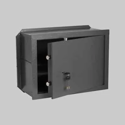 CASSAFORTE CON CHIAVE ART. 82010 CISA mm 420x200x300h, 2 Cat. Orizz., 2 Cat. Vert. - 1 ripiano. Prezzo per Pezzo.