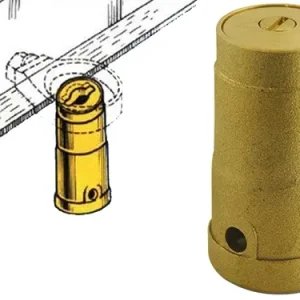Conibronzo per ancoraggio lucchetti Gentili SF. Prezzo per Pezzo.