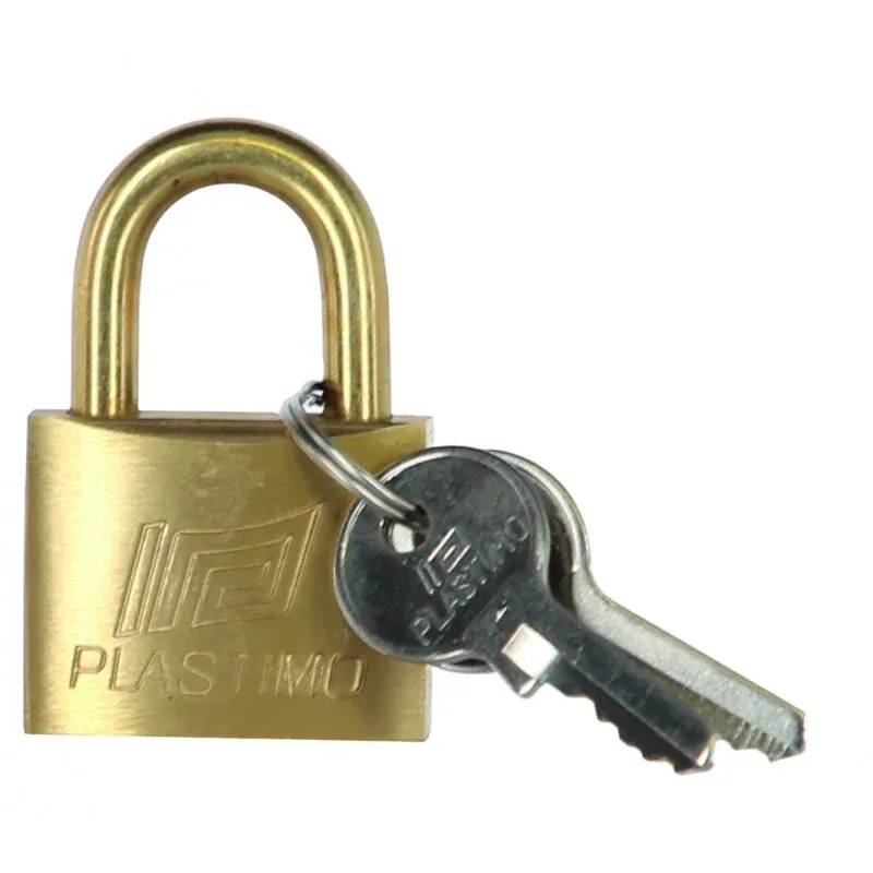 LUCCHETTO OTTONE ARCO CORTO MM.50 - P202143 - PLASTIMO