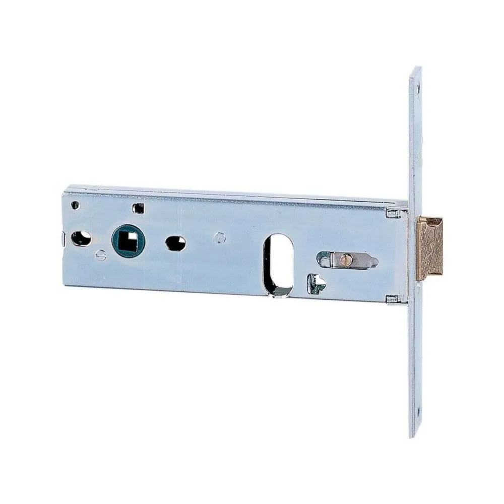 serrature ad infilare per fascia art. 704 iseo e70 - 2 mandate - scatola 173x44 mm - frontale 20 mm