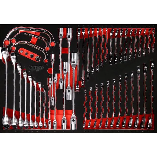 Chiavi Regolabili KS Tools PERFORMANCEplus set di utensili centrale da 51 pezzi 811.0051