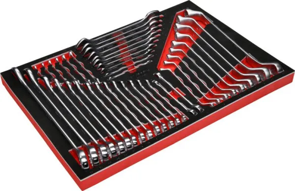 Set di chiavi KS Tools con inserto schiuma 41 pezzi 811.2041 per Montaggio Mobili