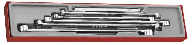 Set di utensili Teng con chiavi poligonali doppie lunghe TTX4 6 pezzi TTXFLS06 Acciaio Cromato