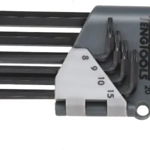 Teng Tools Set di chiavi sfera TX 9 pezzi 1479TX1 con Custodia Protettiva