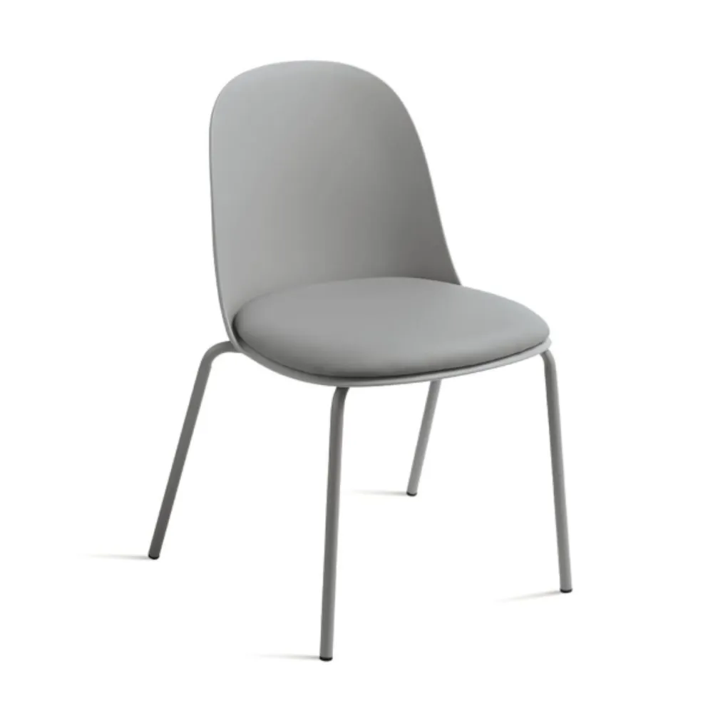 Anticalcare Professionale Set di sedie imbottite moderne "Marvin" polipropilene cm 50x52 h80