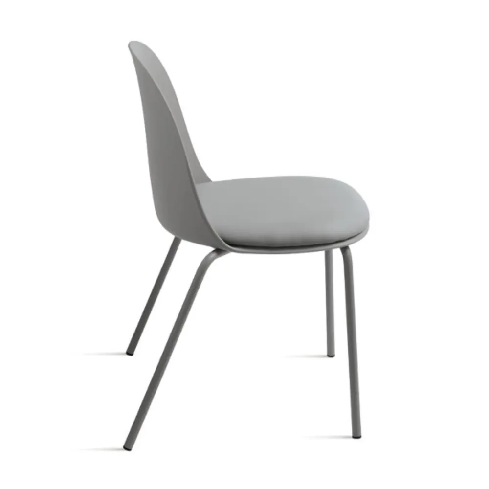 Anticalcare Professionale Set di sedie imbottite moderne "Marvin" polipropilene cm 50x52 h80