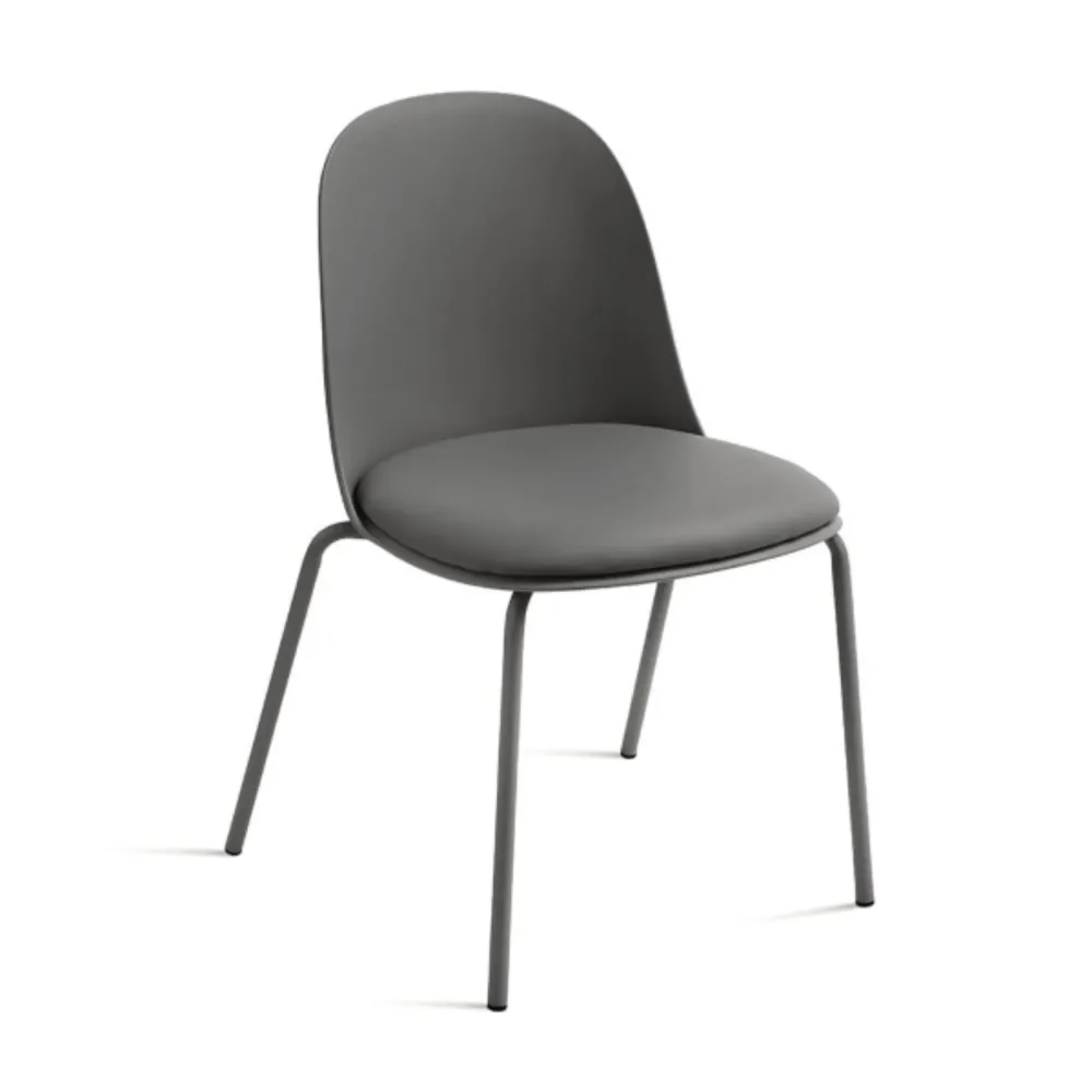 Anticalcare Professionale Set di sedie imbottite moderne "Marvin" polipropilene cm 50x52 h80