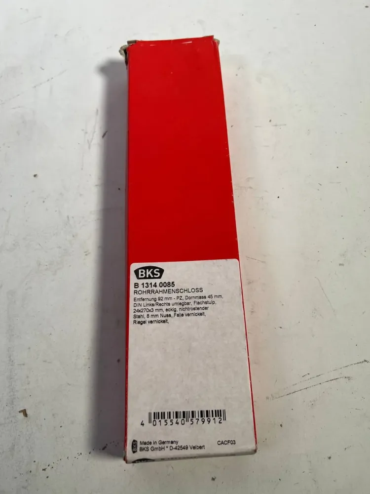 Serratura da infilare BKS per telaio tubolare B 1314 PZ 24/45/92/8 mm DIN sinistra/destra ( 3000253049 )