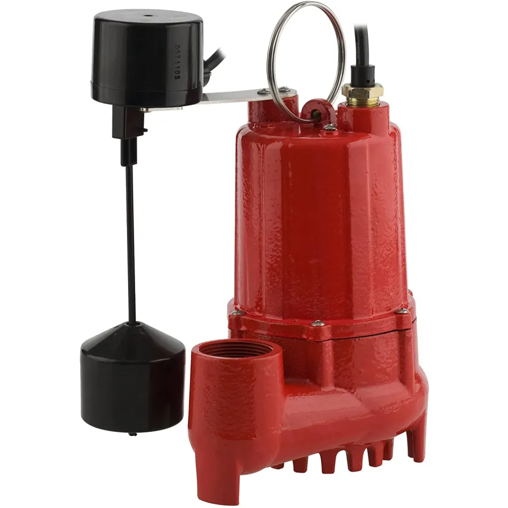 Disco Triturante Red Lion RL-SC50V — 14942747 1/2 HP Cast Ferro Sump Pump Vertical Float | 3200 GPH