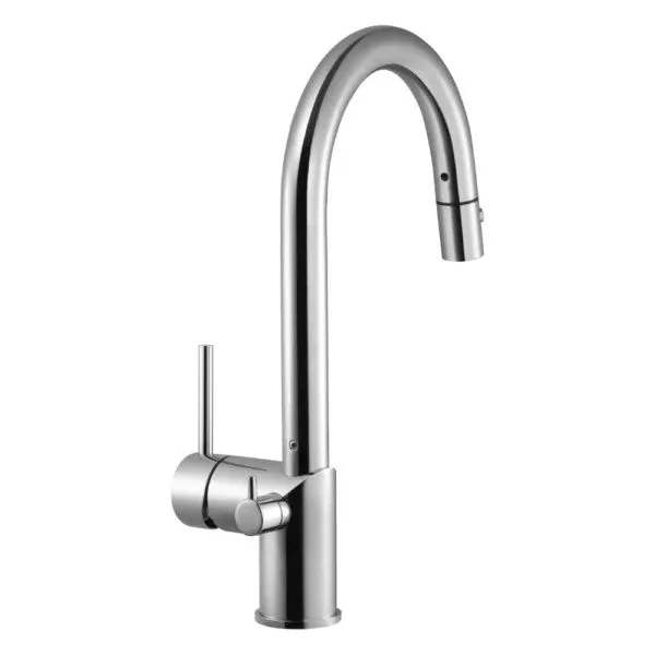 Hamat - SHPD-2000 BB - Dual Function Pull Down Shut Off Valve Focoso Water Brushed Brass