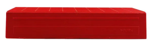 Blocco gomma Busching Redline per piattaforme elevatrici 40 mm con anima legno H40xL100x200mm 100873