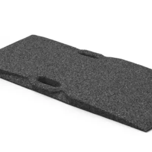 Rampa di accesso gomma busching uni H50xL480xL1000mm adatta per sollevatori forbice ascensori 4 colonne 100894