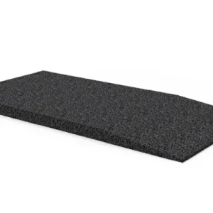 Rampa di accesso gomma uni H40xL500xL1000mm adatta per sollevatori forbice ascensori 4 colonne 100820 Busching