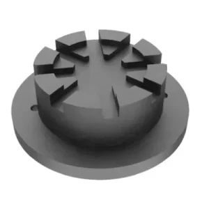 Tampone gomma per bussole adatto per ascensori Nussbaum H: 41mm P: 120mm 100896 Busching
