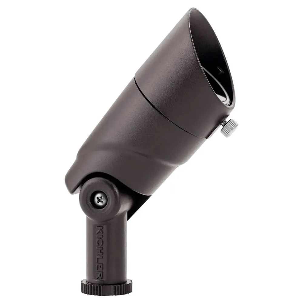 Kichler - 16016AZT30 - VLO 3000K Small 35 Degree Flood Textured Architectural Ottone