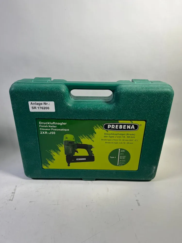 Prebena 2XR-J50 Chiodatrice pneumatica valigetta da trasporto