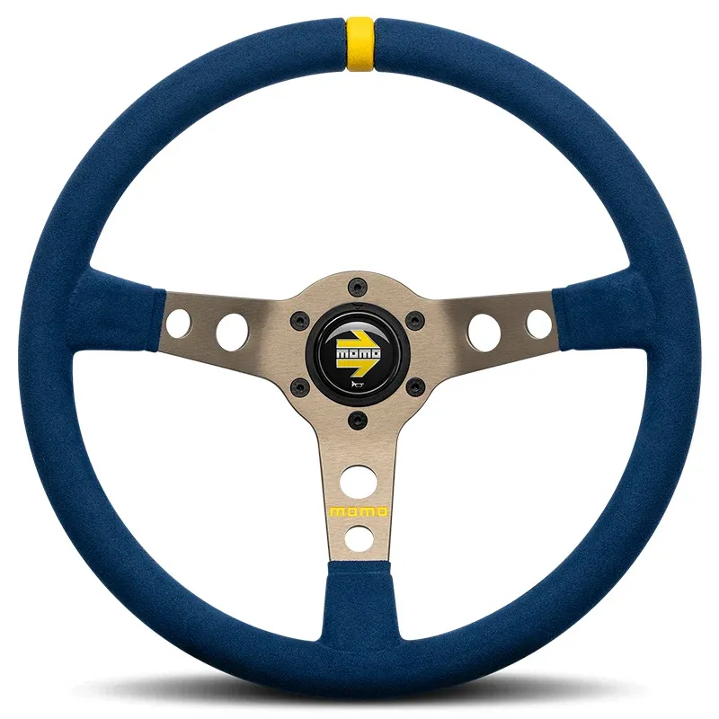 MOMO - Volante MOD. 07 Ø350 mm (microfibra blue)