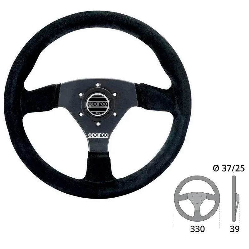 Sparco - Volante R383 smooth leather