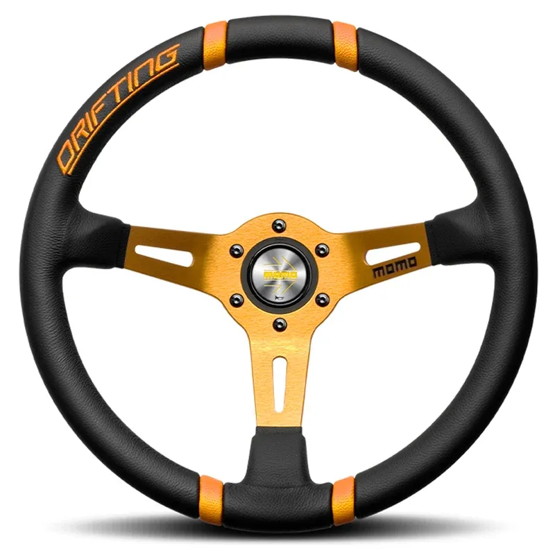 Volante MOMO - Drifting smooth leather/orange