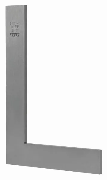 Angolo di controllo Vogel Germany DIN 875 GG 0 300 x 200 mm piatto inossidabile 310006
