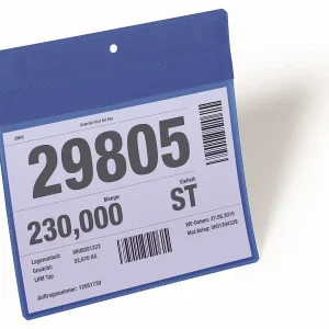 DURABLE tasca magnetica al neodimio A5 orizzontale blu fosco confezione da 10 174607